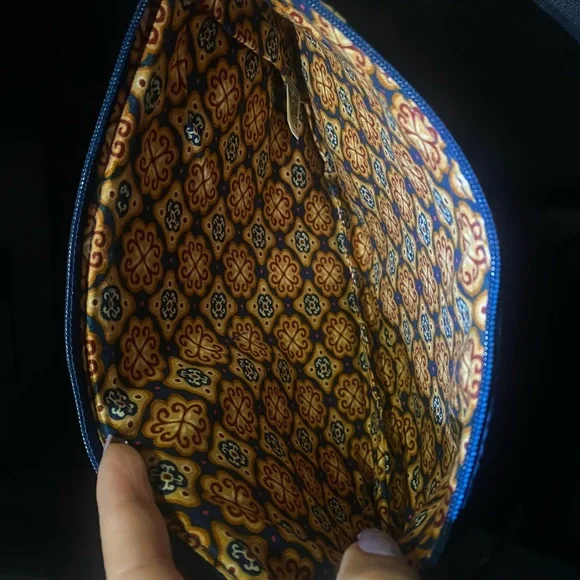 Vera Bradley Medium Quilted Teddy Bear Print Pouch - Picture 3 of 3